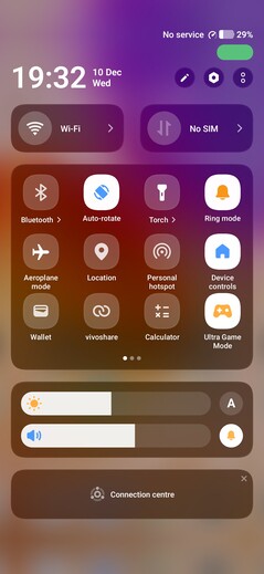Unidade de análise do smartphone Vivo X300