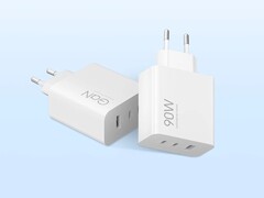O adaptador de energia HyperCharge de 90 W (3 portas) da Xiaomi (foto) está sendo lançado globalmente. (Fonte da imagem: Xiaomi)