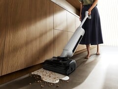 O Mijia Wireless Floor Scrubber 4 da Xiaomi foi lançado na China. (Fonte da imagem: Xiaomi)