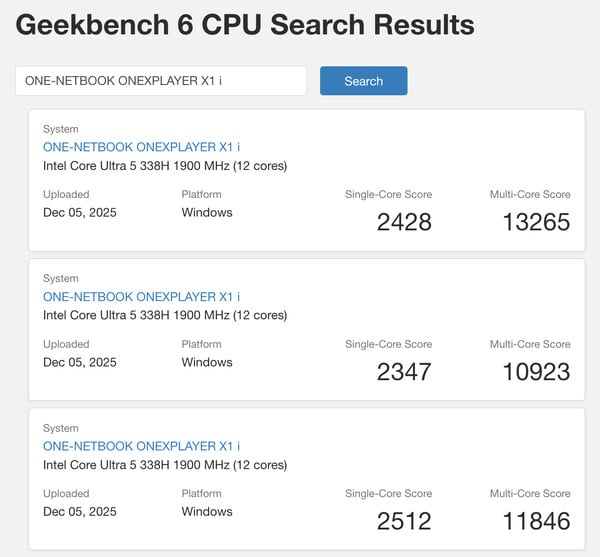 (Fonte da imagem: Geekbench)
