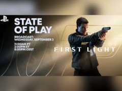 Uma miniatura do pôster de 007: First Light&#039;s State of Play (fonte da imagem: PlayStation YT)