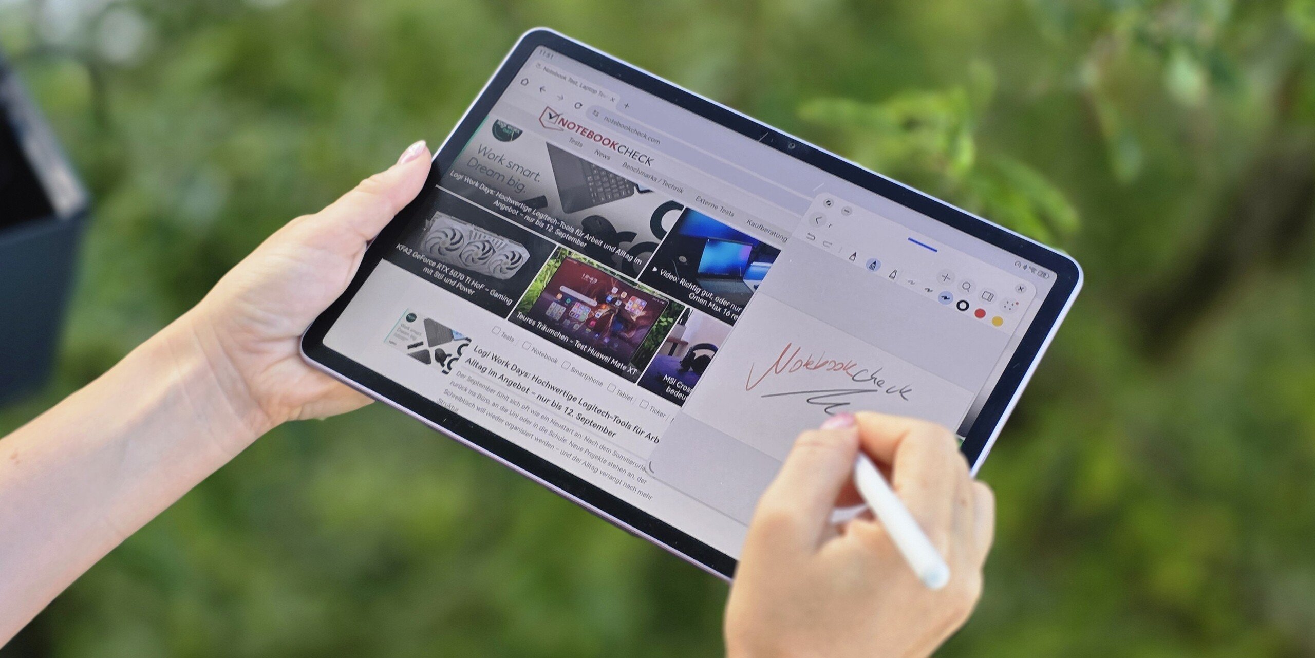 Análise do tablet Huawei MatePad 11.5 (2025) PaperMatte (Fonte da imagem: Marcus Herbrich) 
