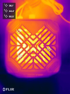 Teste de estresse do Acemagic M1A Pro+ (lado inferior)