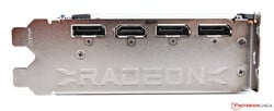 As conexões externas da AMD Radeon RX 6700 XT
