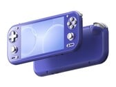 O Anbernic RG 55G1 em índigo.