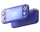 O Anbernic RG 55G1 em índigo.