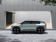 O carro-conceito Kia EV3 foi revelado com detalhes de um assistente de IA. (Fonte da imagem: Kia)