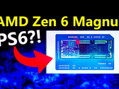 Uma captura de tela de vídeo mostrando o que pode ser uma APU Zen 6 (fonte da imagem: Moore's Law Is Dead YouTube channel)