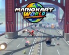 Uma ponte em Mario Kart World (Fonte da imagem: Nintendo of America com edições)