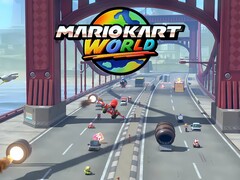 Uma ponte em Mario Kart World (Fonte da imagem: Nintendo of America com edições)