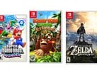 Vários jogos originais da Nintendo para o Nintendo Switch estão disponíveis com desconto.
