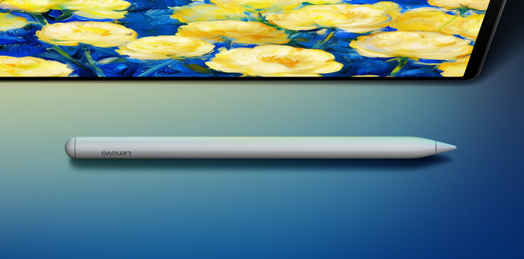 Um close-up da Stylus Pro da Lenovo.
