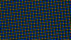 Imagem do subpixel do painel externo