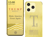 O smartphone Trump Mobile T1 (foto) não foi lançado na janela de lançamento prometida para setembro. (Fonte da imagem: Trump Mobile)