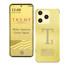 O smartphone Trump Mobile T1 (foto) não foi lançado na janela de lançamento prometida para setembro. (Fonte da imagem: Trump Mobile)