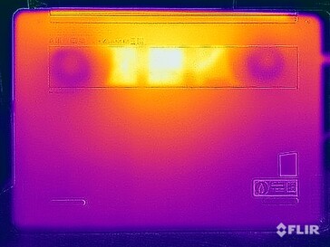 Teste de estresse de temperatura da superfície (parte inferior)