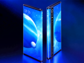 O primeiro smartphone dobrável de Xiaomi poderia se parecer muito com o Mi Mix Alpha de 2019. (Fonte da imagem: Xiaomi)