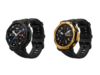 O smartwatch Amazfit T-Rex 3 Pro (48 mm) em Tactical Black (esquerda) e Black Gold (direita). (Fonte da imagem: Amazfit)