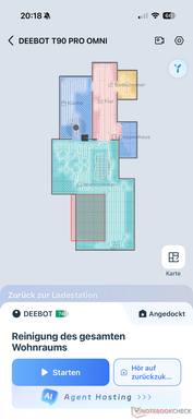 Visão geral com progresso ao vivo