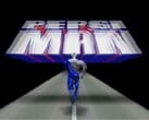 Uma captura de tela da introdução do Pepsiman