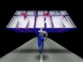 Uma captura de tela da introdução do Pepsiman