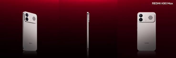 Design traseiro e lateral do Redmi K90 Max