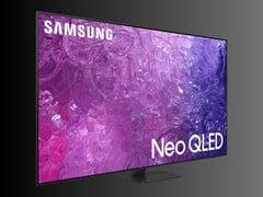 Samsung 85 polegadas QN90C QLED TV em ângulo (Fonte da imagem: Best Buy)