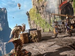 Uma imagem mostrando Styx e seus inimigos em Styx: Shards of Darkness, agora com 93% de desconto no Steam.