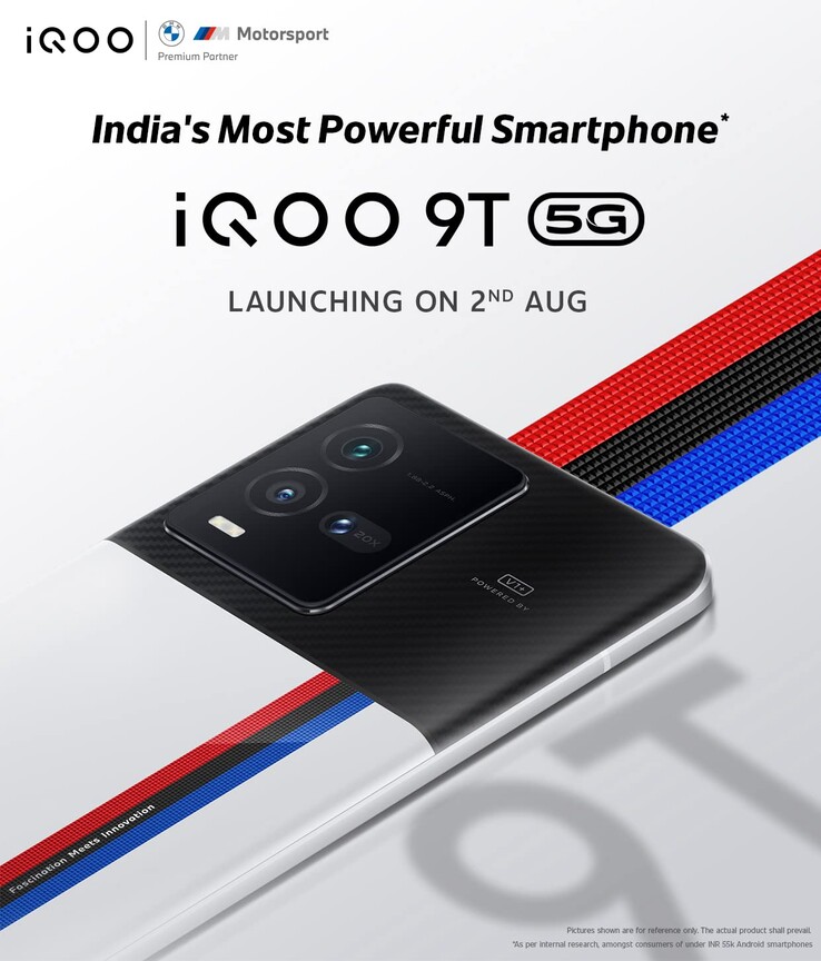iQOO tout its 9T como um novo smartphone de bandeira da AnTuTu-busting. (Fonte: iQOO)