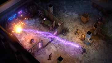 Uma imagem mostrando os inimigos em Wasteland 3.
