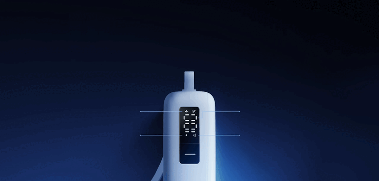 O Xiaomi Power Bank 5i possui um visor digital inteligente integrado