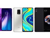 Os Redmi Note 8, Note 9S e Note 5 Pro têm ROMs personalizadas baseadas no Android 11 disponíveis para eles. (Fonte da imagem: Xiaomi - editado)