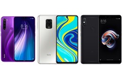 Os Redmi Note 8, Note 9S e Note 5 Pro têm ROMs personalizadas baseadas no Android 11 disponíveis para eles. (Fonte da imagem: Xiaomi - editado)