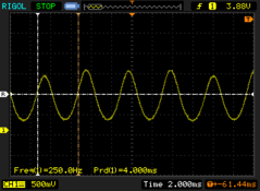 OLED cintilando a um brilho de tela &lt; 18% (130,2 - 240,4 Hz)