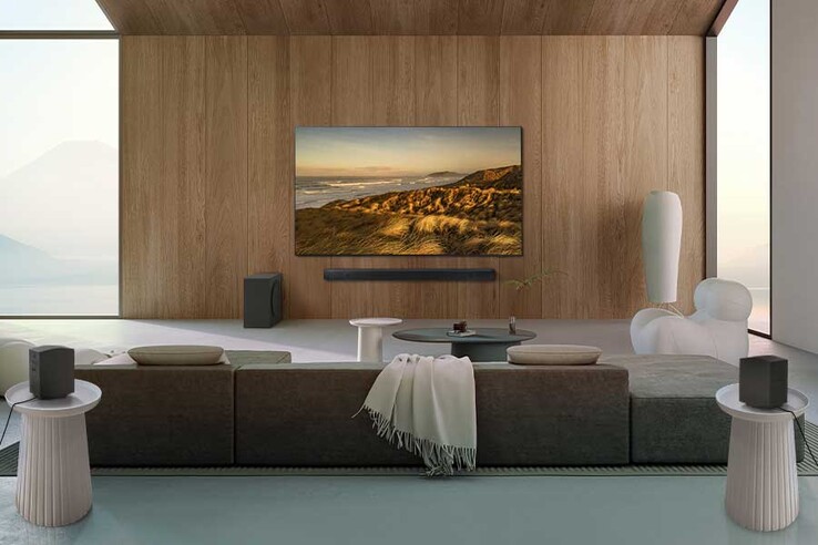 A soundbar Samsung HW-Q995D 2024 (Fonte da imagem: Samsung)