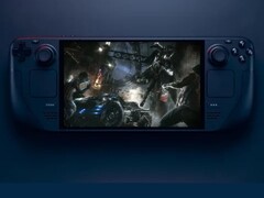 Um Steam Deck rodando Batman Arkham Knight (Fonte da imagem: Steam; editado)