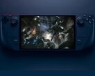 Um Steam Deck rodando Batman Arkham Knight (Fonte da imagem: Steam; editado)