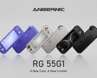 O Anbernic RG 55G1 estará disponível em três cores no lançamento.