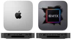 A variante Intel do Mac Mini poderá em breve ser substituída por uma oferta de Apple M1X. (Fonte da imagem: Apple - editado)