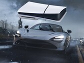 Banner de Forza Motorsport 5 mostrado com o console PS5