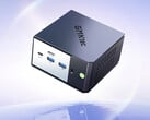 O EVO-X1 Pro é equipado com o Ryzen AI 9 HX 470. Na foto: uma imagem promocional mostrando a parte frontal do mini PC.