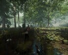 Uma imagem que mostra um cenário do jogo The Forest.