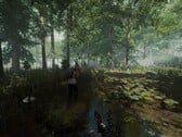 Uma imagem que mostra um cenário do jogo The Forest.