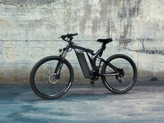 O RunDeer Starry Sky e-bike tem uma estrutura de fibra de carbono. (Fonte da imagem: Indiegogo)