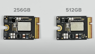 O SSD do Mac Mini 2024 é tecnicamente substituível, embora não haja opções de reposição no momento em que este artigo foi escrito. (Fonte da imagem: iFixIt)