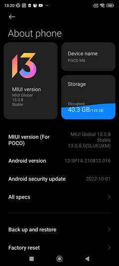 Software Xiaomi Poco M5