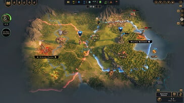 Na imagem: uma captura de tela do jogo “SpellForce: Conquest of Eo”.