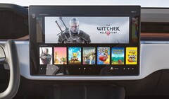 O chip AMD Ryzen de alto desempenho no sistema de info-entretenimento atualizado da Tesla aparentemente também diminui o alcance do carro elétrico (Imagem: Tesla)