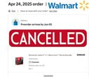 O Walmart cancelou a pré-venda do Switch 2 (Fonte da imagem: captura de tela, Walmart com edições)
