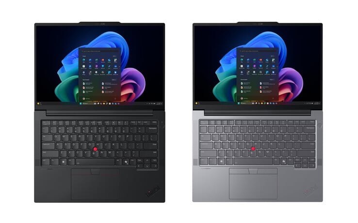 O ThinkPad E14 Gen 8 Intel estará disponível em duas cores, mas não em todos os mercados.